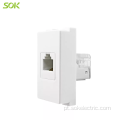 RJ11 4 fios Tel Socket Outlet Modular para plástico